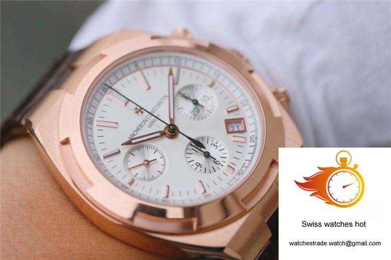 Vacheron Constantin Overseas Chronograph 5500V/000R-B074 8F Factory Silver Dial 10