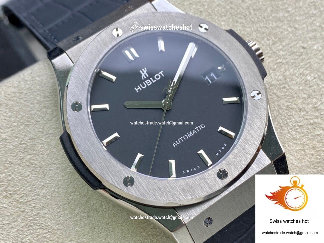 Hublot Classic Fusion 511.NX.1171.LR 42MM WWF Factory Black Strap 2