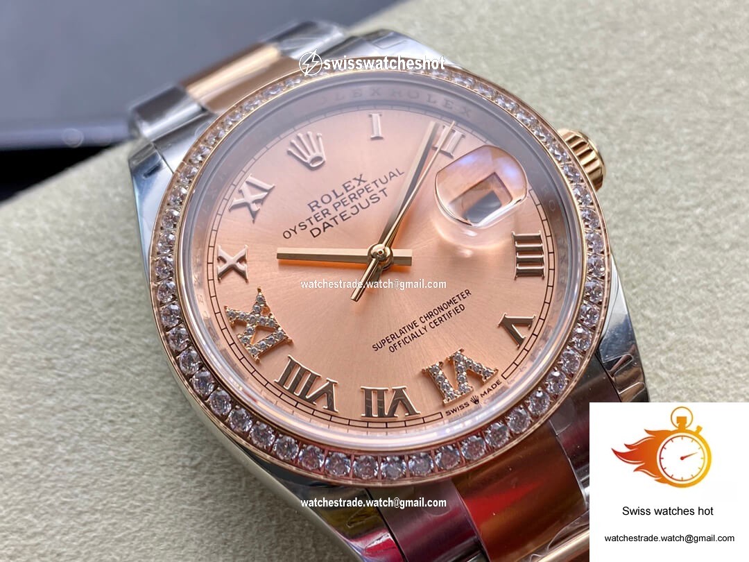 Rolex Datejust M126281RBR-0016 EW Factory Rose Gold 2