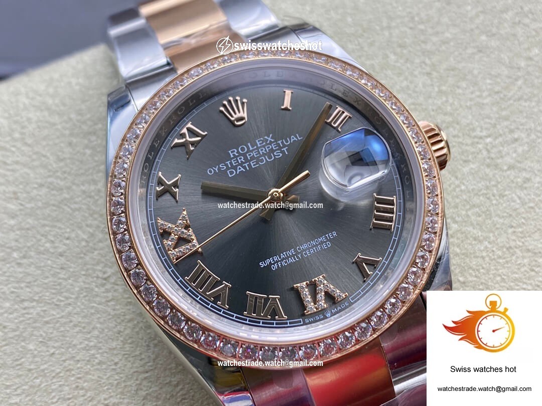 Rolex Datejust M126281RBR-0012 EW Factory Diamond-set Bezel 2