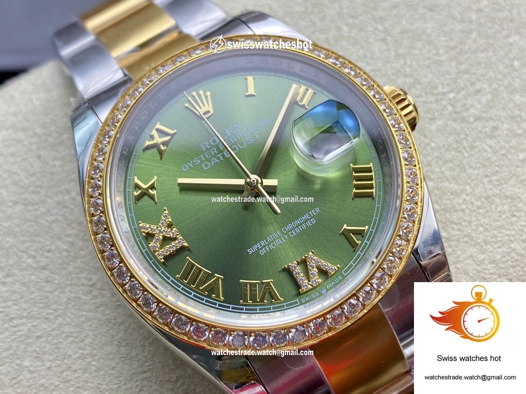 Rolex Datejust M126283RBR-0012 EW Factory Diamond-set Bezel 2
