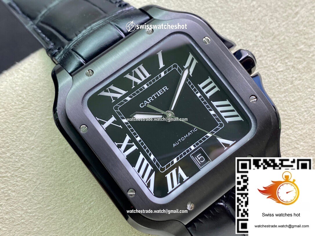Cartier Santos WSSA0039 GF Factory Cowhide Strap 2