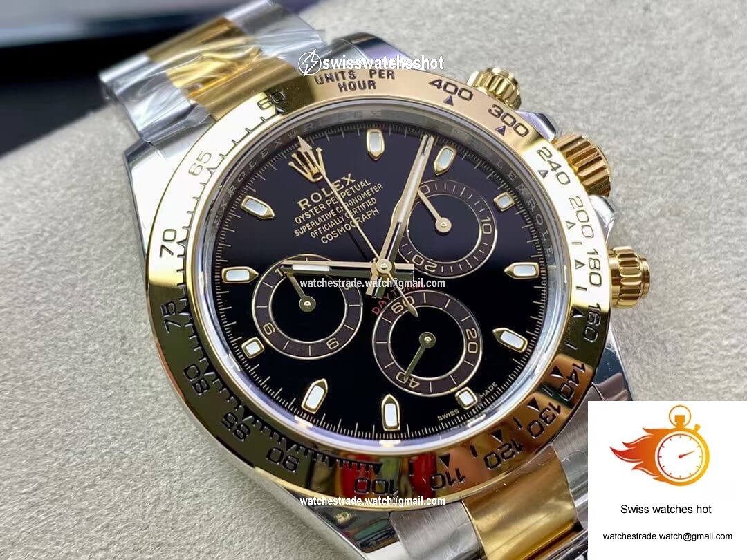 Rolex Daytona M116503-0004 BT Factory Yellow Gold Black Dial 2