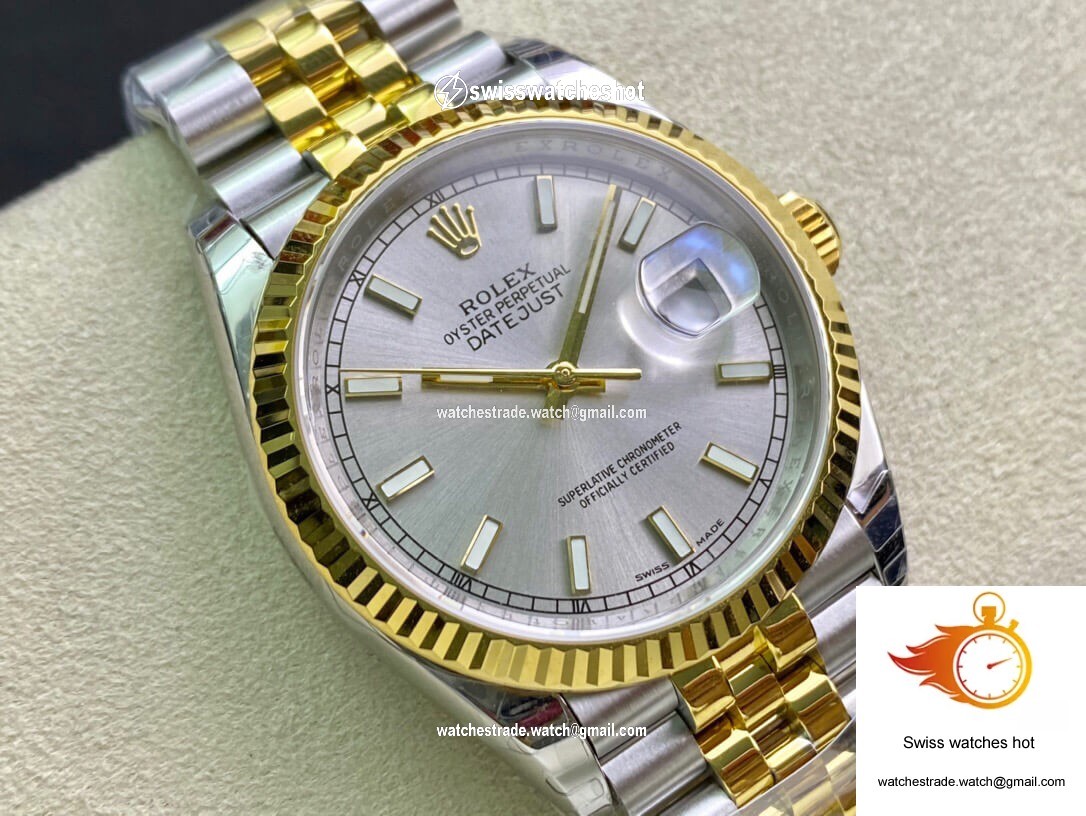 Rolex Datejust 126233 36MM EW Factory Yellow Gold 2