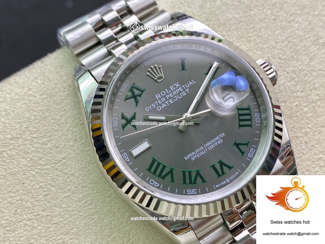 Rolex Datejust M126234-0045 36MM EW Factory Grey Dial 2