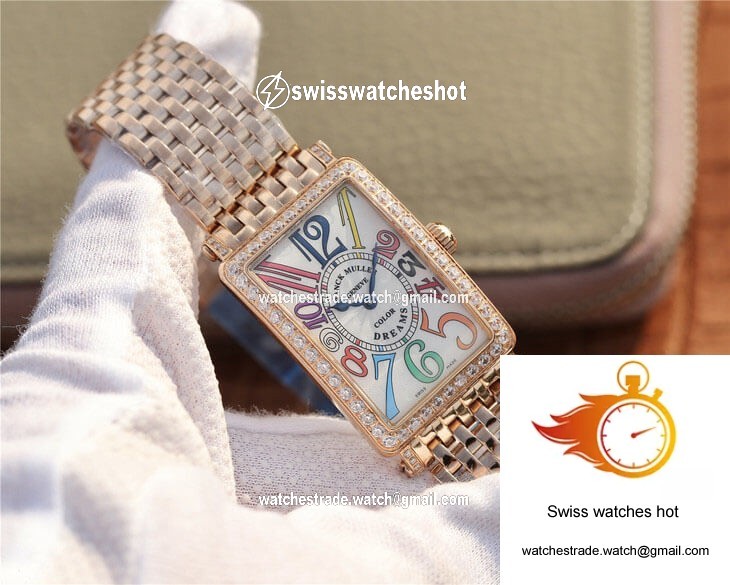Franck Muller LONG ISLAND 952 Ladies ABF Factory Rose Gold With Diamonds 2