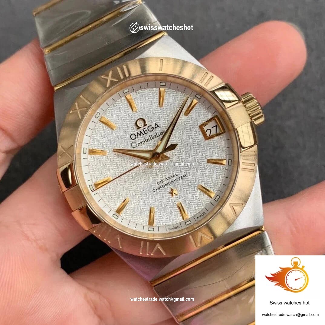 Omega Constellation 123.20.38.21.02.006 VS Factory Yellow Gold 2