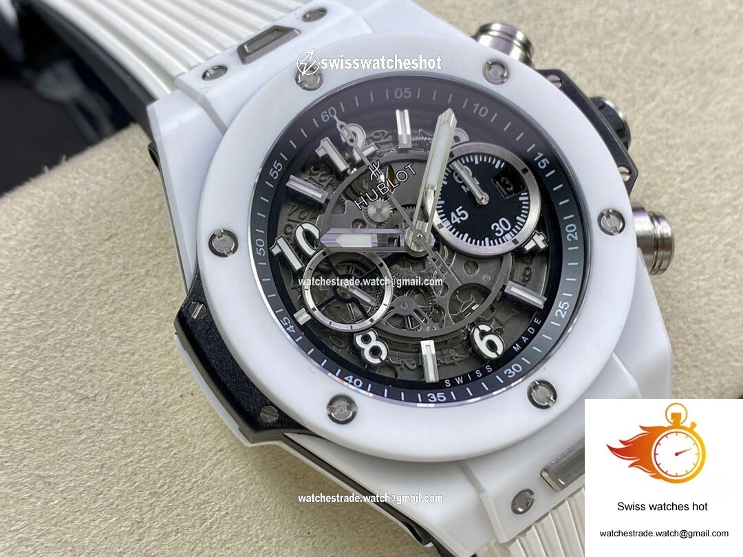 Hublot BIG BANG Unico 421.HX.1170.RX ZF Factory White Ceramic Case 2