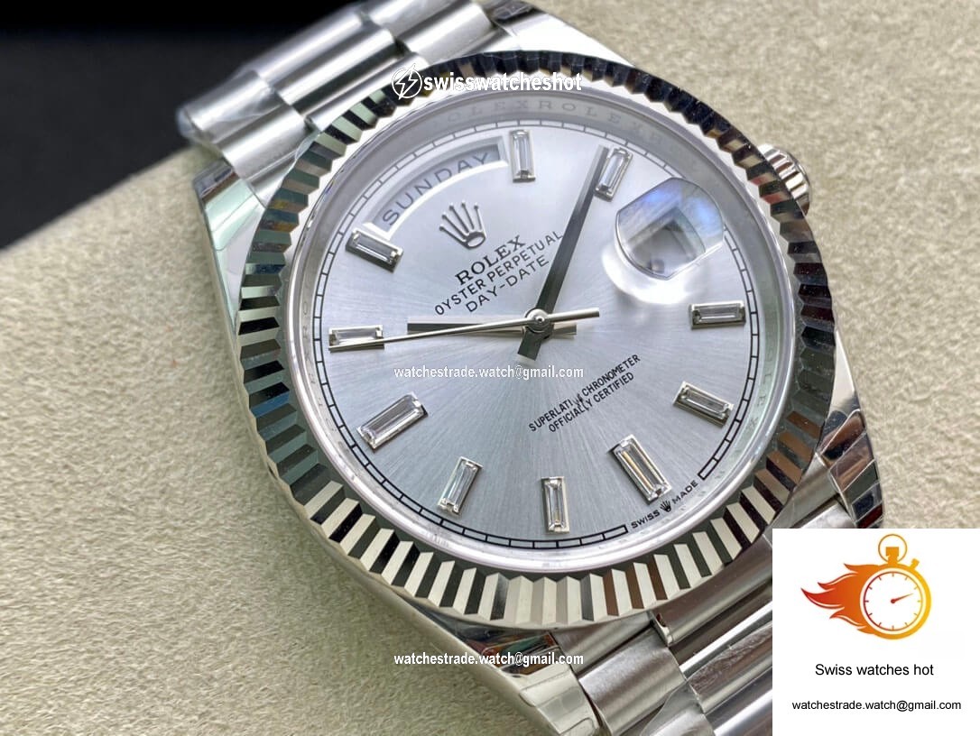 Rolex Day Date M228239-0003 EW Factory Silver Dial 2