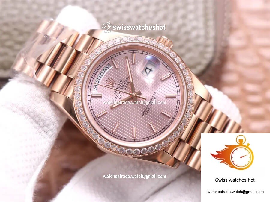 Rolex Day Date M228345RBR-0010 EW Factory Rose Gold 2