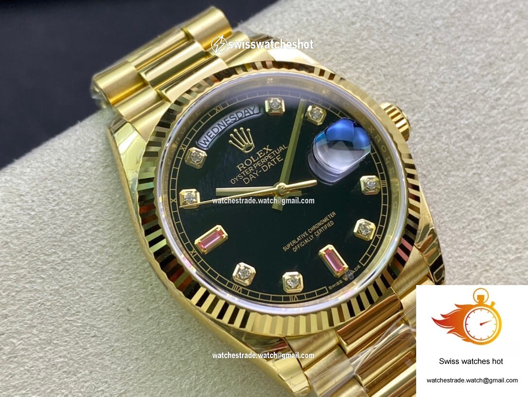Rolex Day Date 118208 EW Factory Yellow Gold 2