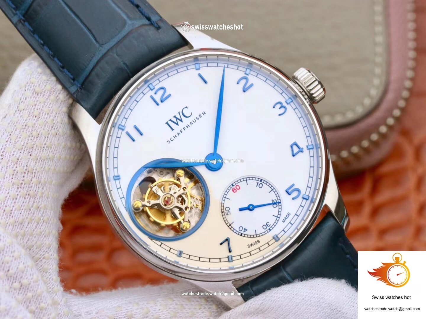 IWC Portuguese Tourbillon ZF Factory Stainless Steel White Dial 2
