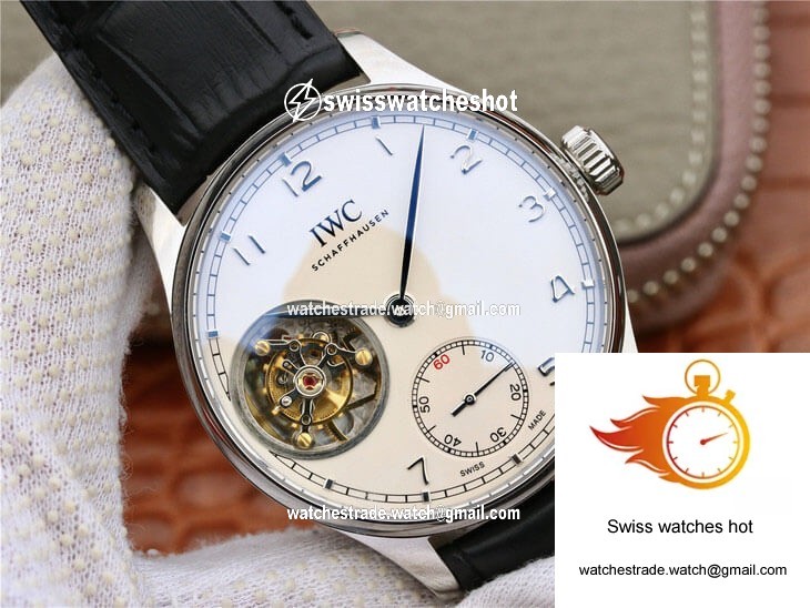 IWC Portuguese Tourbillon ZF Factory Stainless Steel White Dial 2