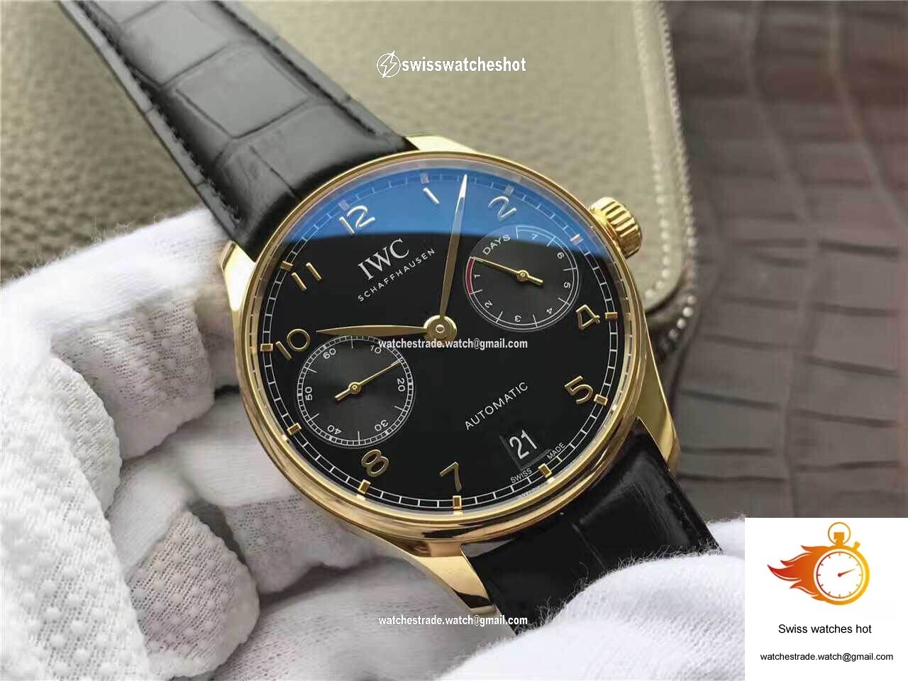 IWC Portugieser IW500101 ZF Factory Black Dial 2