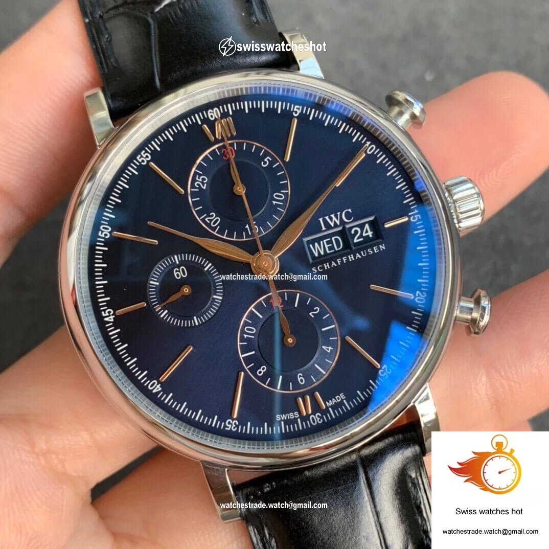 IWC Portofino IW391036 ZF Factory Stainless Steel Blue Dial 2