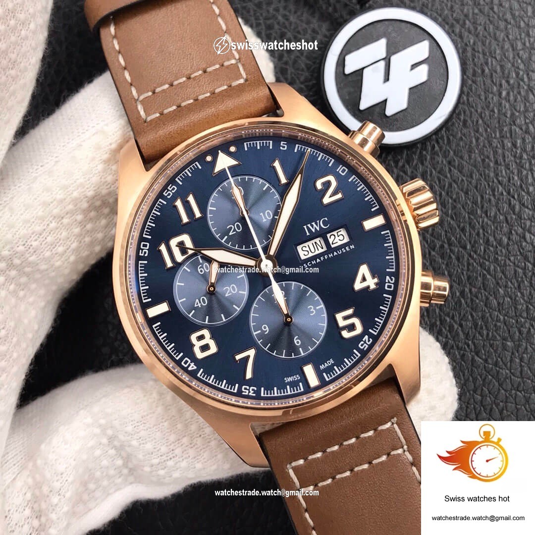 IWC Pilot IW377721 ZF Factory Blue Dial 2