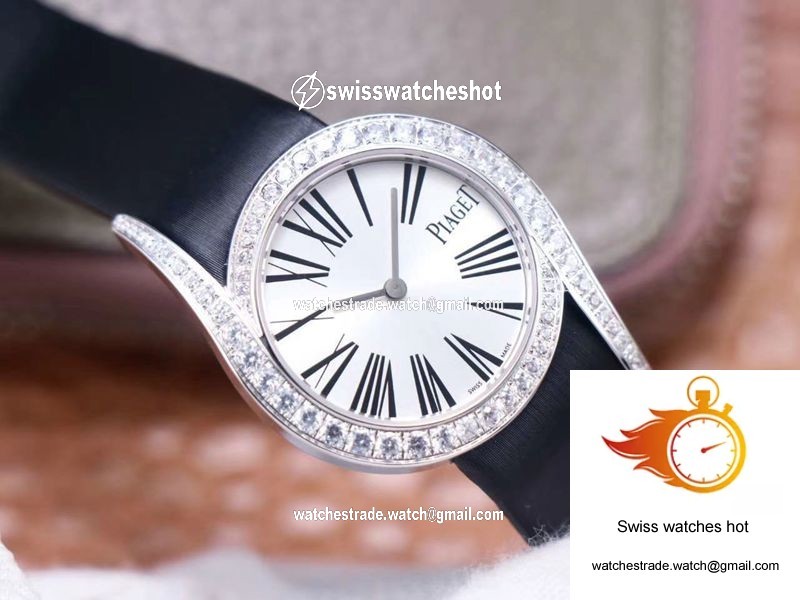 Piaget Limelight Gala Quartz Watch G0A42150 ZF Factory White Gold Diamond 2
