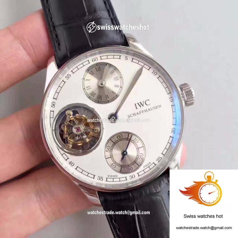 IWC Portugieser Tourbillon Regulator IW544603 YL Factory White Dial 2