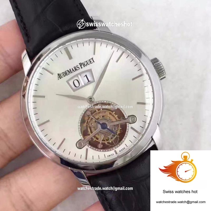 Audemars Piguet Audemars Tourbillon Grande Date 26559 White Dial 2
