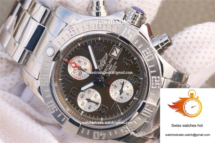 Breitling Avenger II A1338111/F564/170A GF Factory Bituminous Coal Color Dial 2