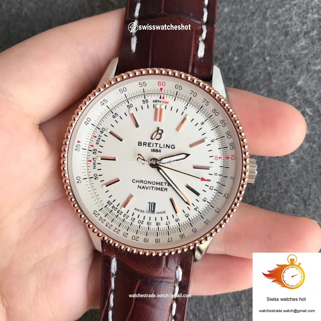 Breitling Navitimer 1 U17326211G1P2 V7 Factory Cowhide Strap 2