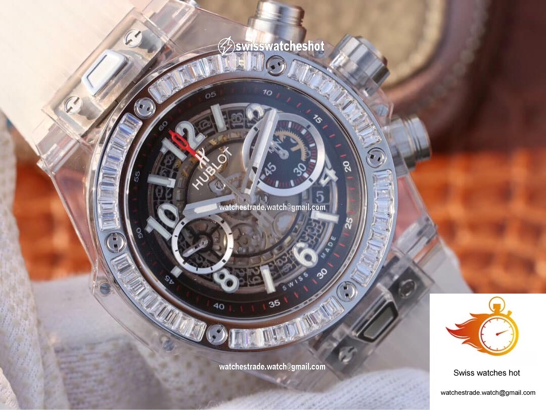 Hublot Big Bang 411.JX.4802.RT Diamond Bezel Hollow Dial 2