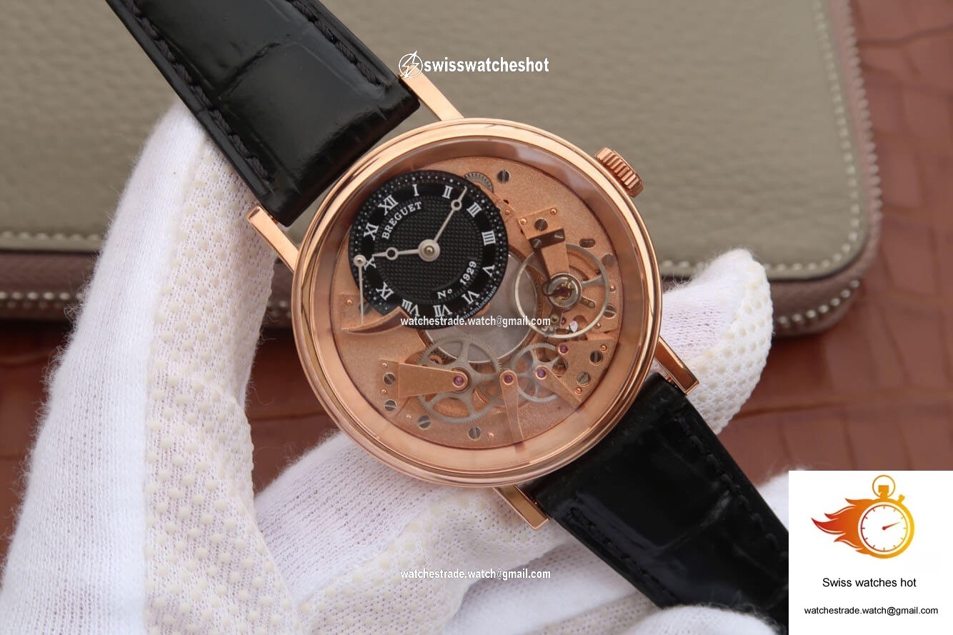 Breguet Tradition 7057BR/R9/9W6 Rose Gold Skeleton Dial 2