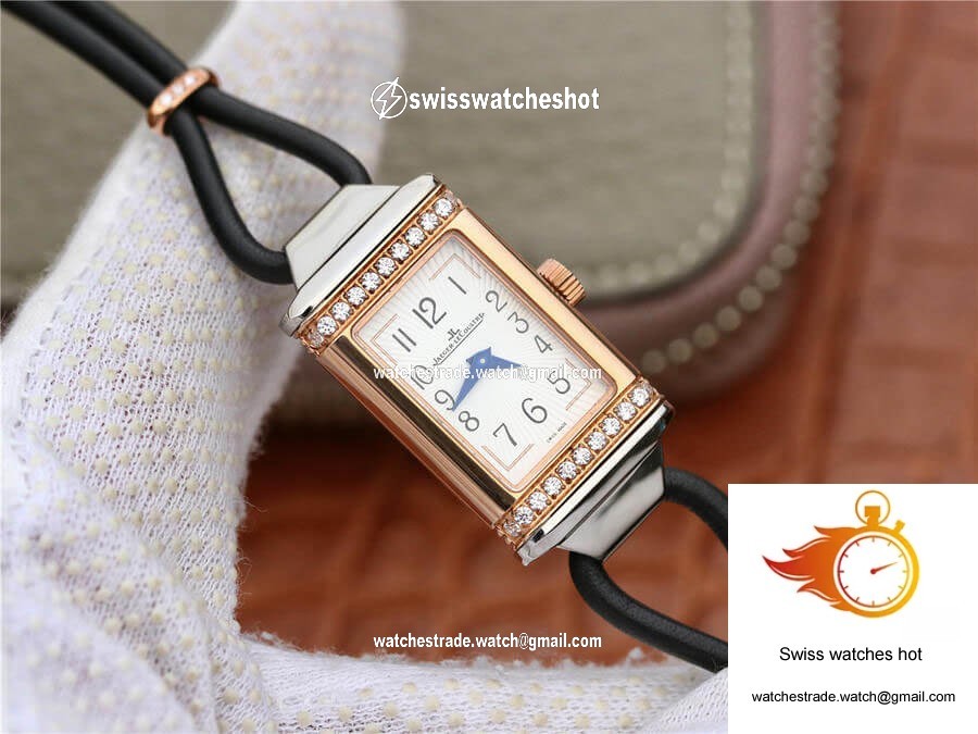 Jaeger-LeCoultre Reverso 3264520 MG Factory Diamond White Dial 2