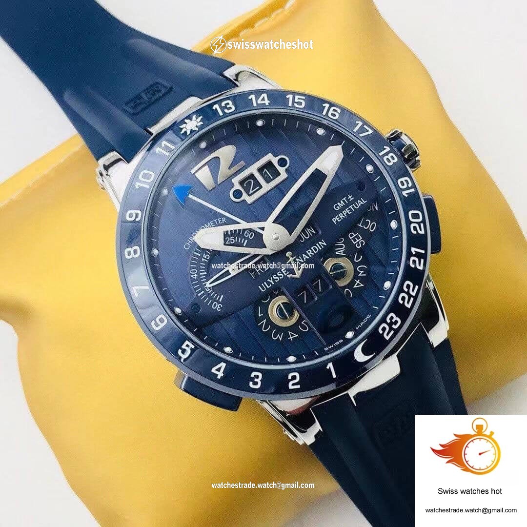 Ulysse Nardin El Toro 320-00/BQ TW Factory Ceramics Blue Dial 2