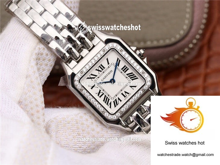 Cartier Panthere De Medium Ladies W4PN0008 GF Factory Silver Dial 2