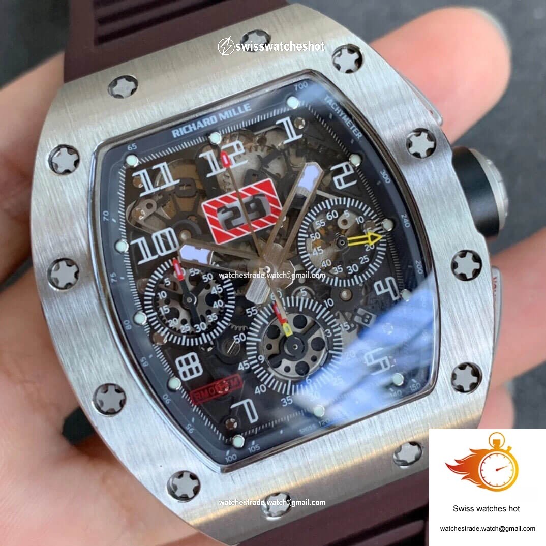 Richard Mille RM11 KV Factory Titanium Brown Strap 2