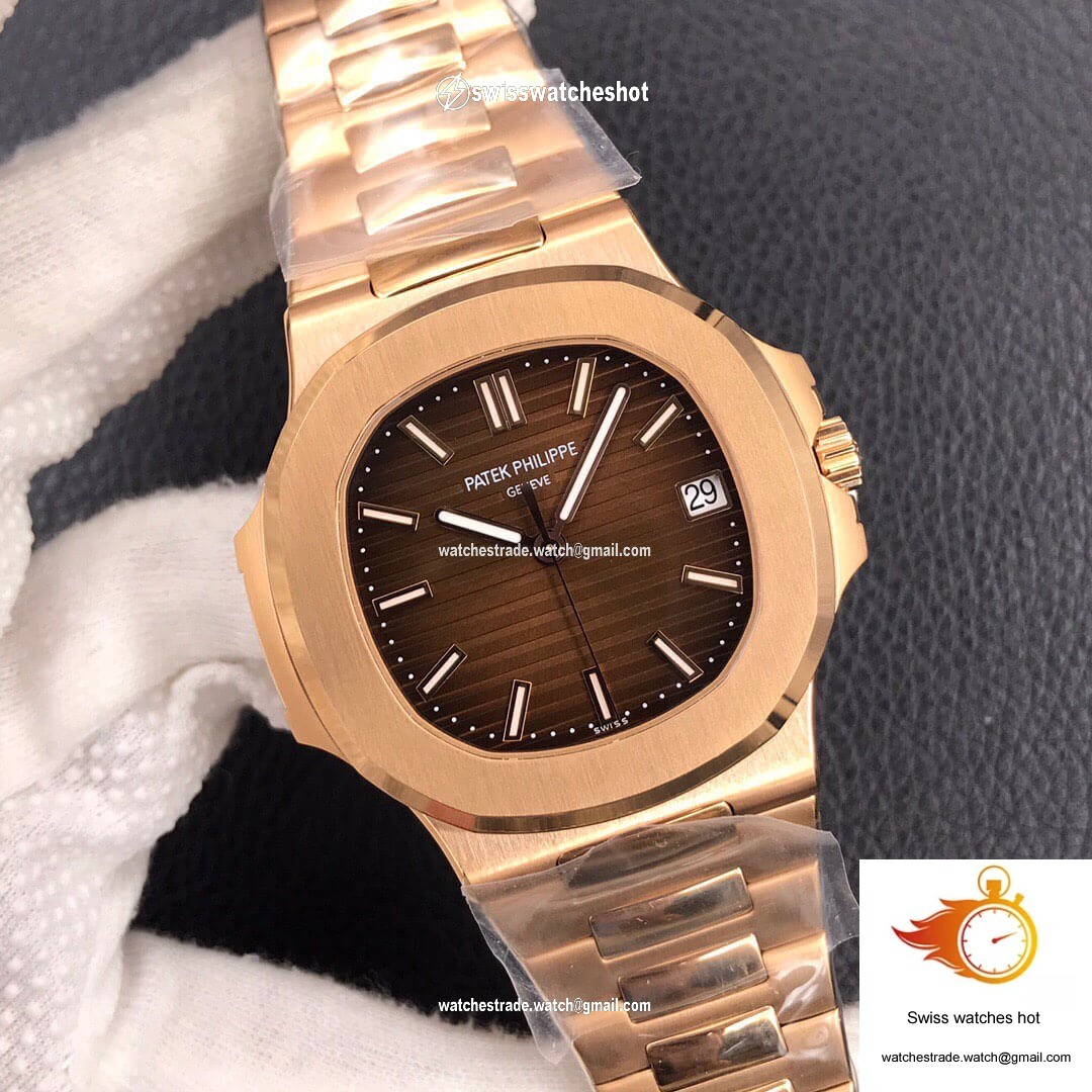 Patek Philippe Nautilus 5711/1R-001 3K Factory Dark Brown Dial 2