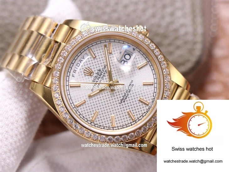 Rolex Day-Date M228348RBR-0005 EW Factory Silver Dial 2