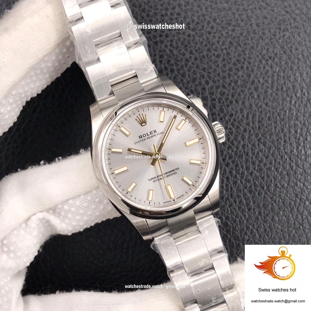 Rolex Oyster Perpetual M277200-0001 31MM EW Factory Silver Dial 2
