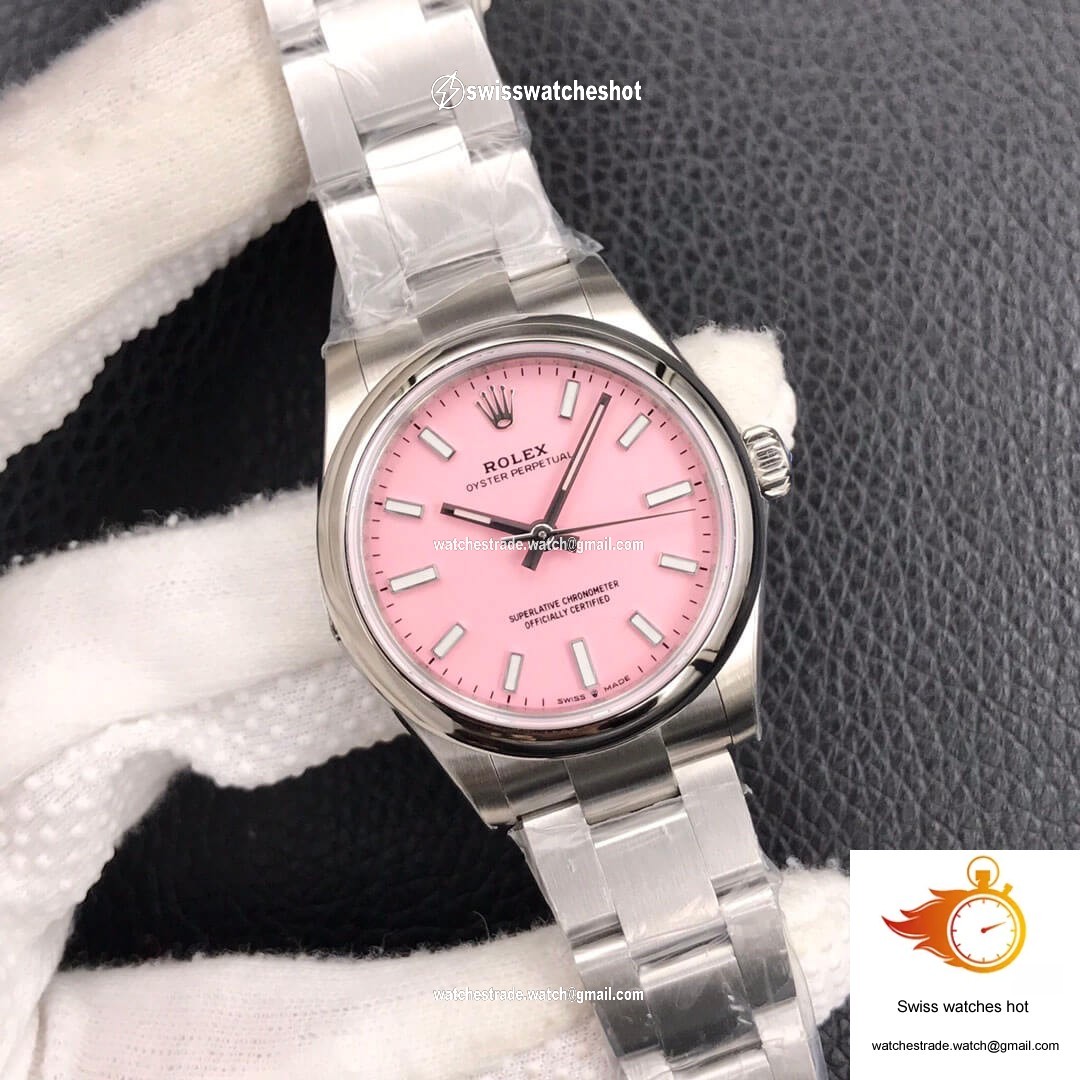 Rolex Oyster Perpetual M277200-0009 31MM EW Factory Candy Pink Dial 2