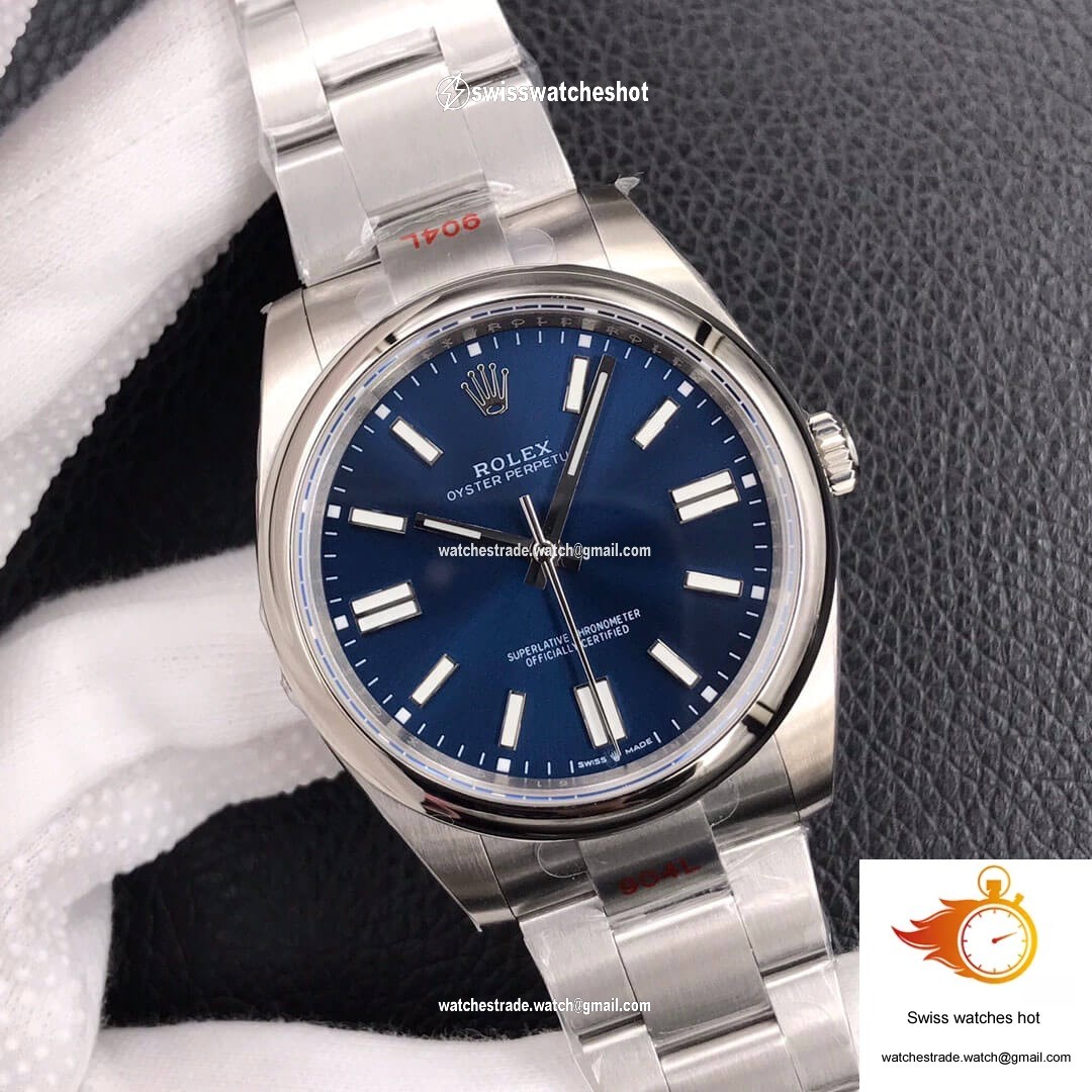 Rolex Oyster Perpetual M124300-0003 41MM EW Factory Blue Dial 2