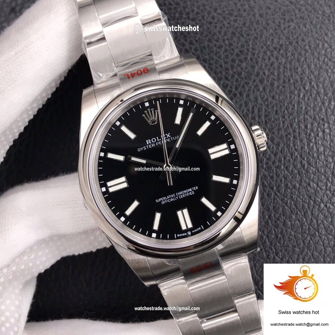 Rolex Oyster Perpetual M124300-0002 41MM EW Factory Black Dial 2