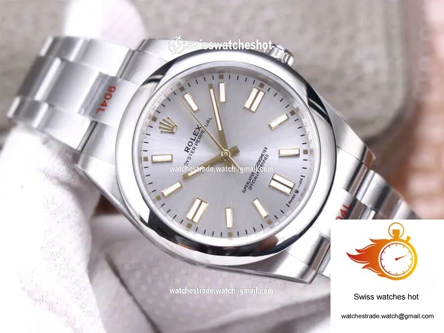 Rolex Oyster Perpetual M124300-0001 41MM EW Factory Silver Dial 2