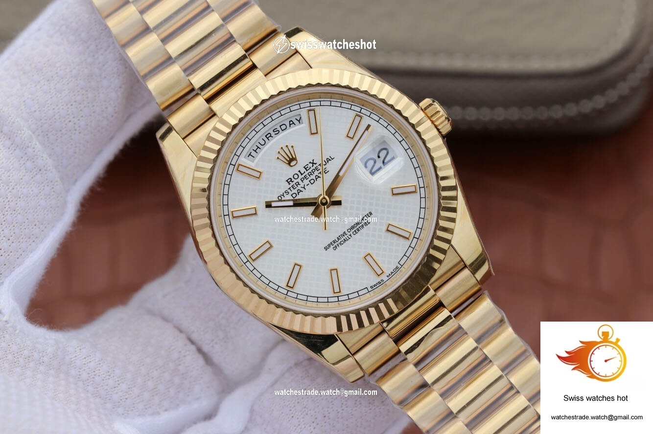 Rolex Day-Date M228238-0008 EW Factory Silver Dial 2