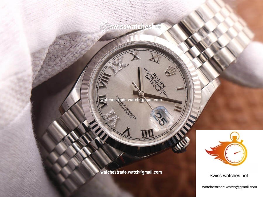 Rolex Datejust M126234-0029 EW Factory Diamond Silver Dial 2