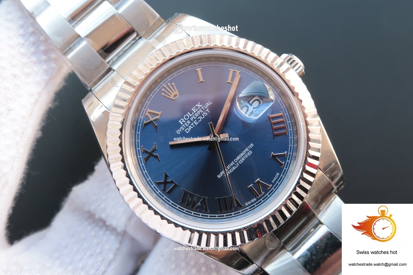 Rolex Datejust 116334 EW Factory Blue Dial 2