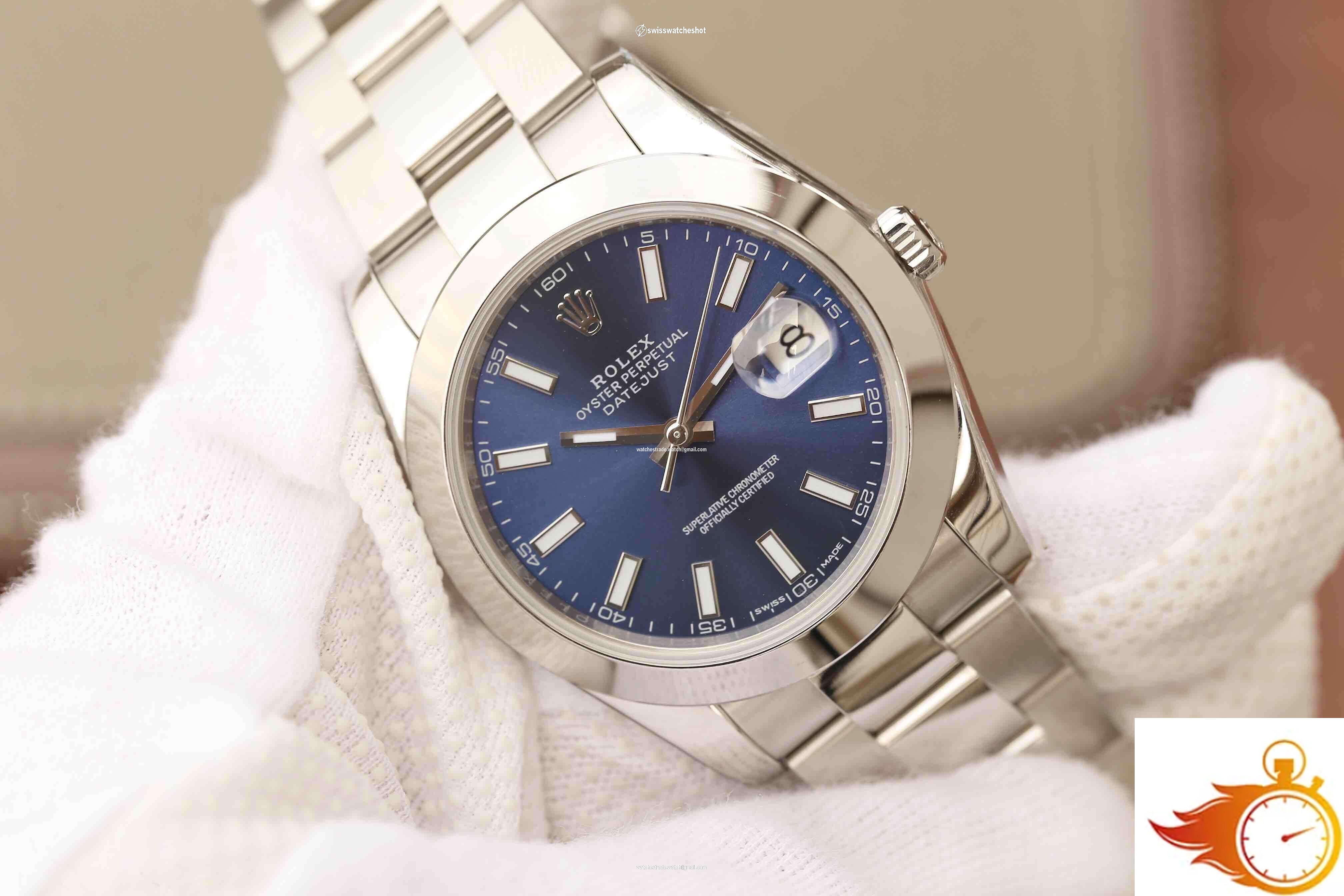 Rolex Datejust M126300-0001 EW Factory Blue Dial 2