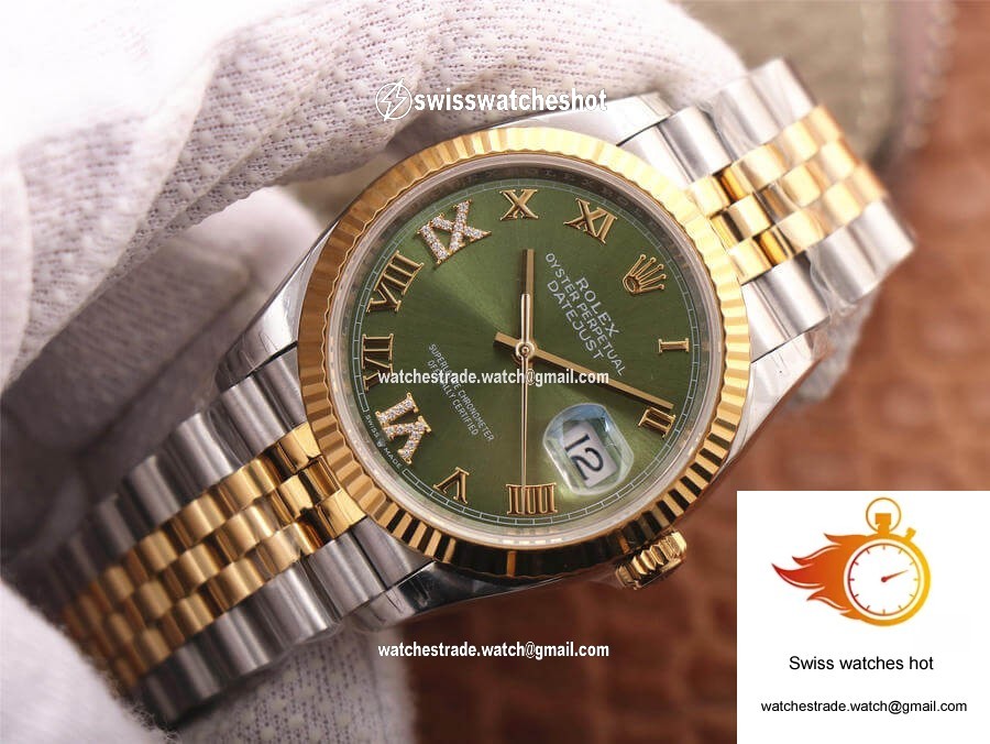 Rolex Datejust M126233-0025 EW Factory Olive Green Dial 2
