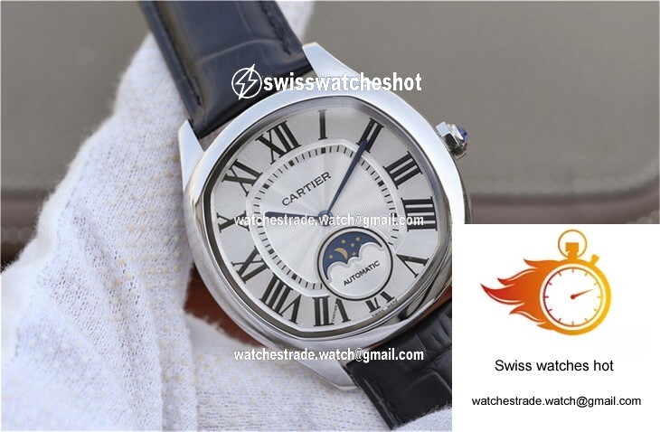 Drive De Cartier Moonphase WSNM0008 Silver Dial 2