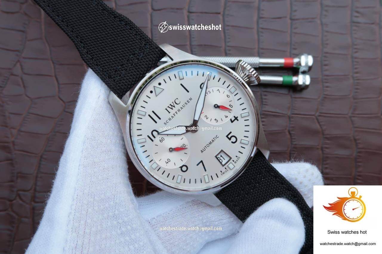IWC Pilot 3777 Limited Edition ZF Factory White Dial 2