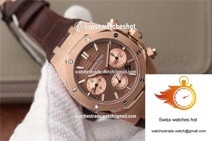 Audemars Piguet Royal Oak Chronograph 26331OR.OO.D821CR.01 OM Factory Brown Dial 2
