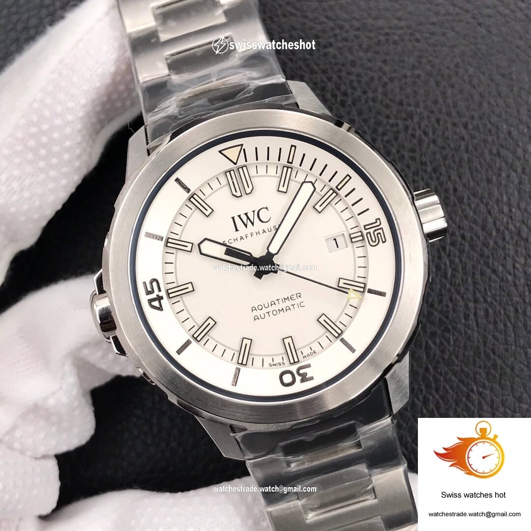 IWC Aquatimer IW329004 V6 Factory Silver White Dial 2