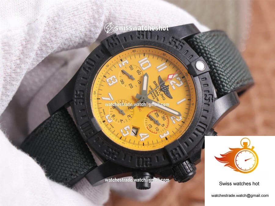Breitling Avenger Hurricane 12H XB0180E41I1W1 GF Factory V2 Yellow Dial 2