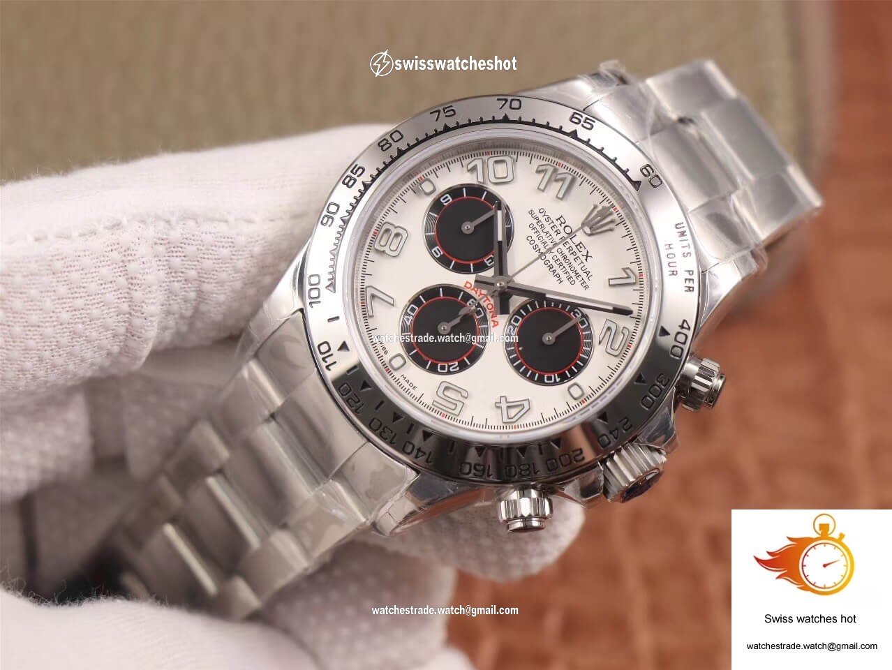 Rolex Daytona Cosmograph 116509 JH Factory White Dial 2