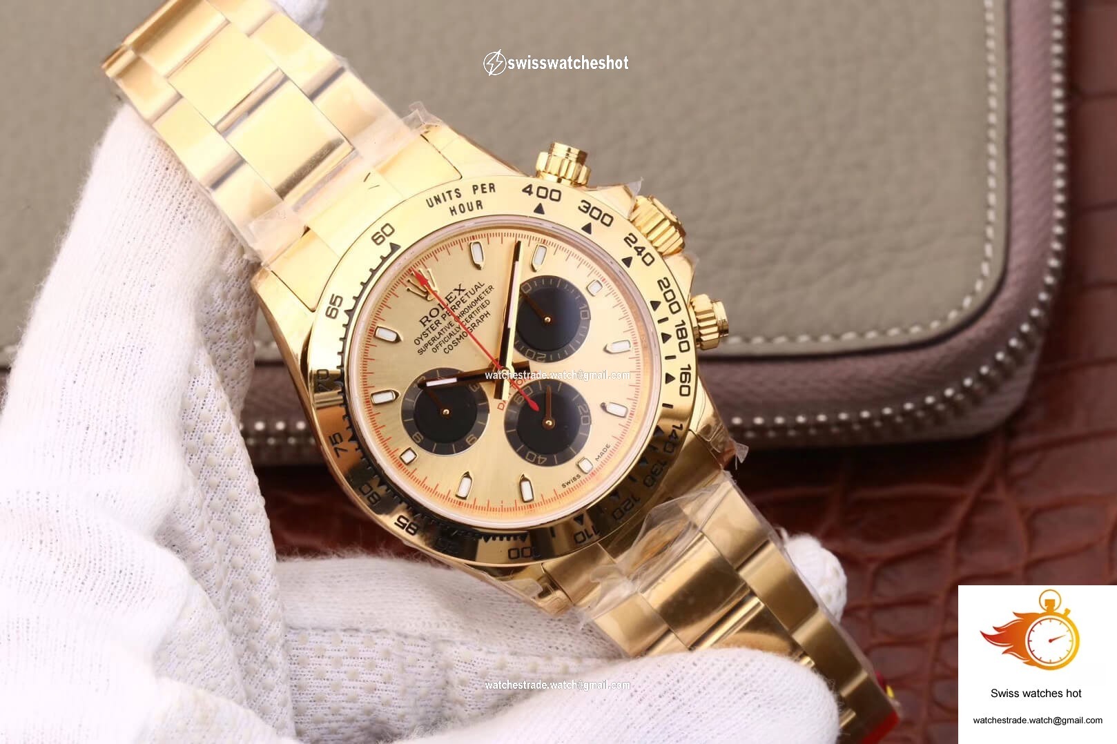 Rolex Daytona Cosmograph 116508 JH Factory Yellow Gold Dial 2